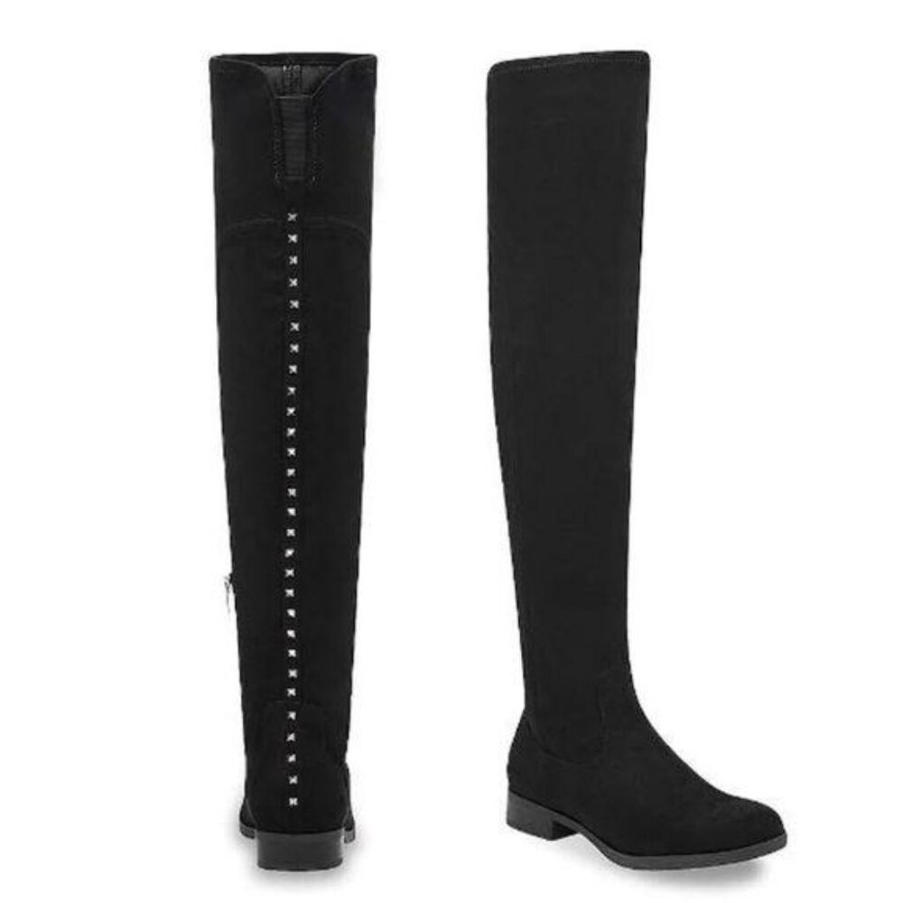 Marc Fisher Studded Jay Walker Otk Heeled Tall Books Boots 8